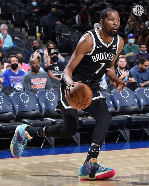 篮网大胜魔术，杜兰特拿下25+分